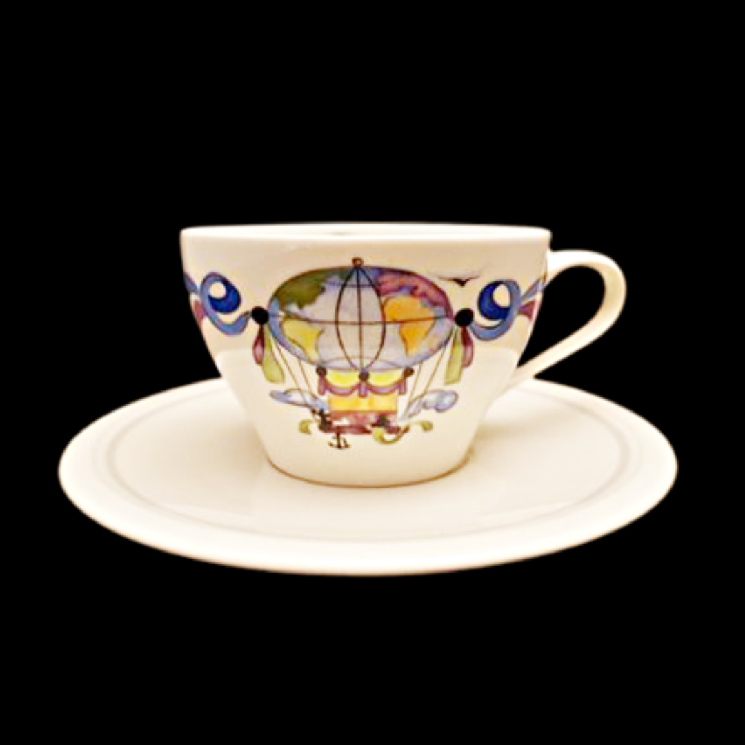 Villeroy & Boch Le Ballon: Mokkatasse / Espressotasse mit Unterteller Villeroy & Boch (7120925196425)