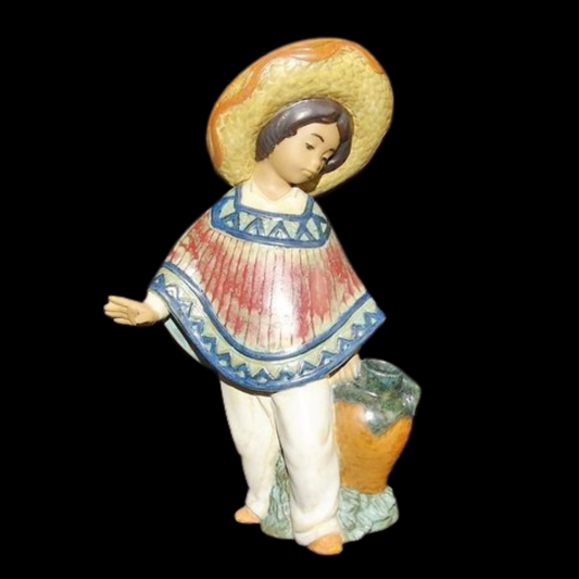 Lladró - spanische Porzellanfigur: Mexicaner - neu (7120894787721)