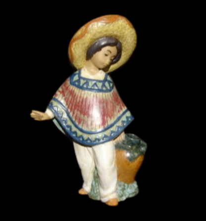 Lladró - spanische Porzellanfigur: Mexicaner - neu (7120894787721)