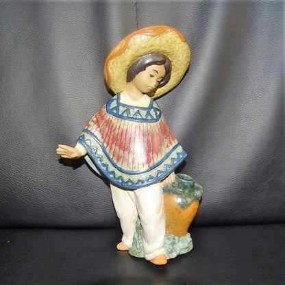 Lladró - spanische Porzellanfigur: Mexicaner - neu Lladró (7120894787721)