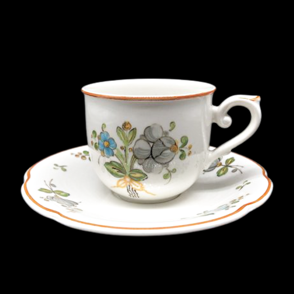 Villeroy & Boch Louisiana: Mokkatasse / Espressotasse mit Unterteller Villeroy & Boch (7120959897737)