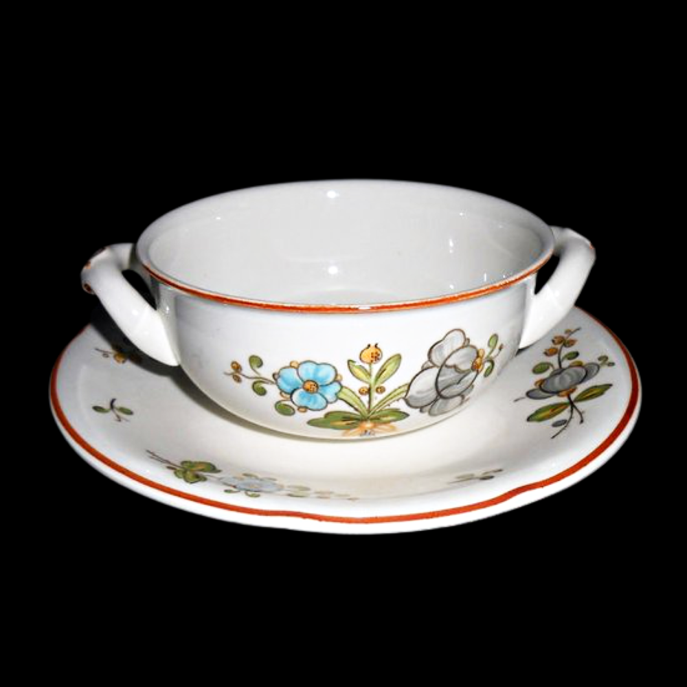 Villeroy & Boch Louisiana: Suppentasse mit Unterteller Villeroy & Boch (7120940531849)