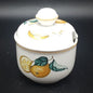 Villeroy & Boch Malaga: Marmeladedose / Zuckerdose mit Deckel - Motiv Orange Villeroy & Boch (7121039229065)