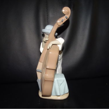 Lladró - spanische Porzellanfigur: Mann mit Cello - neu Lladró (7120894918793)