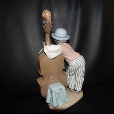 Lladró - spanische Porzellanfigur: Mann mit Cello - neu Lladró (7120894918793)