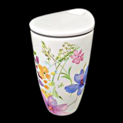 Villeroy & Boch Mariefleur: Becher / Kaffeebecher "Coffee To Go" - neu Villeroy & Boch (7121079664777)