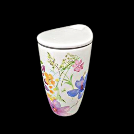 Villeroy & Boch Mariefleur: Becher / Kaffeebecher "Coffee To Go" - neu Villeroy & Boch (7121079664777)