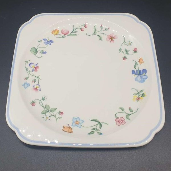 Villeroy & Boch Mariposa: Mikrowellenteller / mikrowellengeeigneter Teller, viereckig Villeroy & Boch (7121049583753)