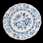 Meissen Zwiebelmuster: Speiseteller / flacher Teller 25 cm (Schwertermarke) Hutschenreuther (7120796418185)