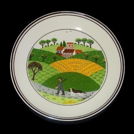 Villeroy & Boch Naif Laplau 6: Kleines Tellerchen / Untersetzer Jäger Villeroy & Boch (7120754180233)