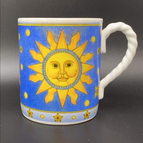 Villeroy & Boch Paloma Picasso Sun, Moon and Stars: Henkelbecher hellblau - selten Villeroy & Boch (7120762830985)