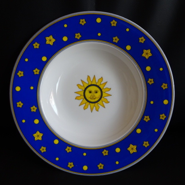 Villeroy & Boch Sun, Moon and Stars: Suppenteller / tiefer Teller (blau) Villeroy & Boch (7120882663561)