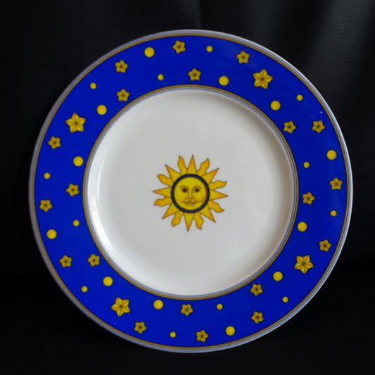 Villeroy & Boch Sun, Moon and Stars: Kuchenteller / Frühstücksteller (blau) Villeroy & Boch (7120882729097)