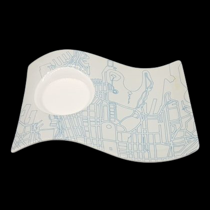 Villeroy & Boch New Wave: Partyplate Sidney klein, ca 17 x 12,5 cm - neu Villeroy & Boch (7120981753993)