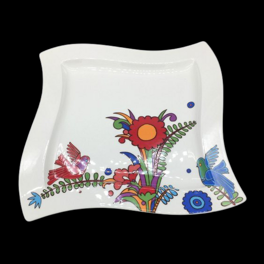 Villeroy & Boch New Wave Acapulco: viereckiger Teller / Platte 32 cm - neu Villeroy & Boch (7120928276617)