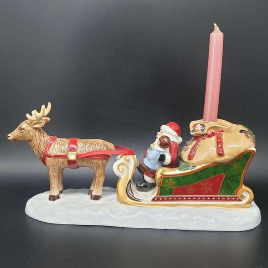 Villeroy & Boch North Pole Express: Weihnachtsmann mit Schlitten u. Kind Villeroy & Boch (7121064689801)