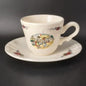 Sarreguemines Obernai France: Kaffeetasse / Tasse mit Unterteller - Luftballon Sarreguemines (7121089855625)