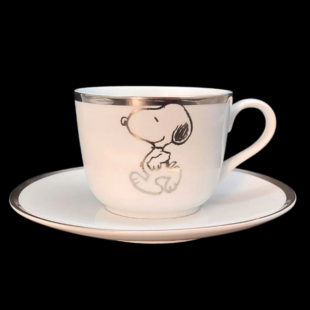 Sieger Design United Labels Silver Star - Peanuts Best of Snoopy: Kaffeetasse / Tasse mit Untert Rosenthal (7120685793417)