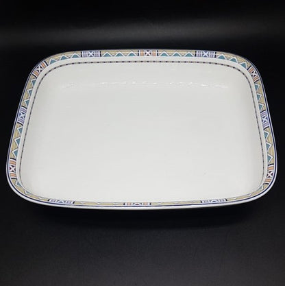 Thomas Rosenthal Group Trend Pergola: Platte / Fleischplatte, ca 30,5 x 23,5 cm Thomas Porzellan (7121034674313)