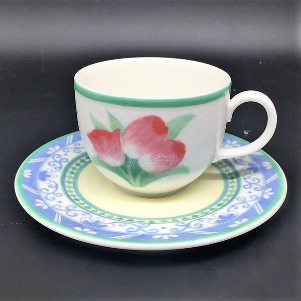 Villeroy & Boch Perugia: Kaffeetasse / Tasse mit Unterteller - neu Villeroy & Boch (7120950984841)