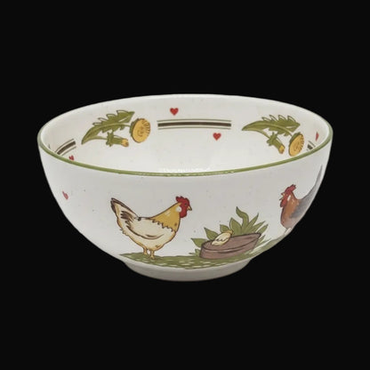 Pfalzkeramik Glückliche Hühner: Bowl / Dessertschale Pfalzkeramik (7120811589769)