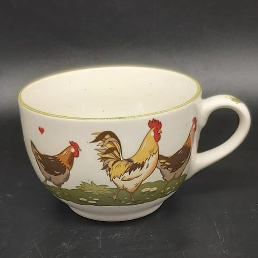 Pfalzkeramik Glückliche Hühner: Kaffeetasse / Teetasse Pfalzkeramik (7120811262089)