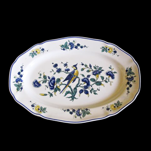 Villeroy & Boch Phoenix blau: Fleischplatte / Platte, 32 cm lang Villeroy & Boch (7120850354313)