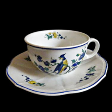 Villeroy & Boch Phoenix blau: Teetasse / Tasse mit Unterteller Villeroy & Boch (7120799793289)