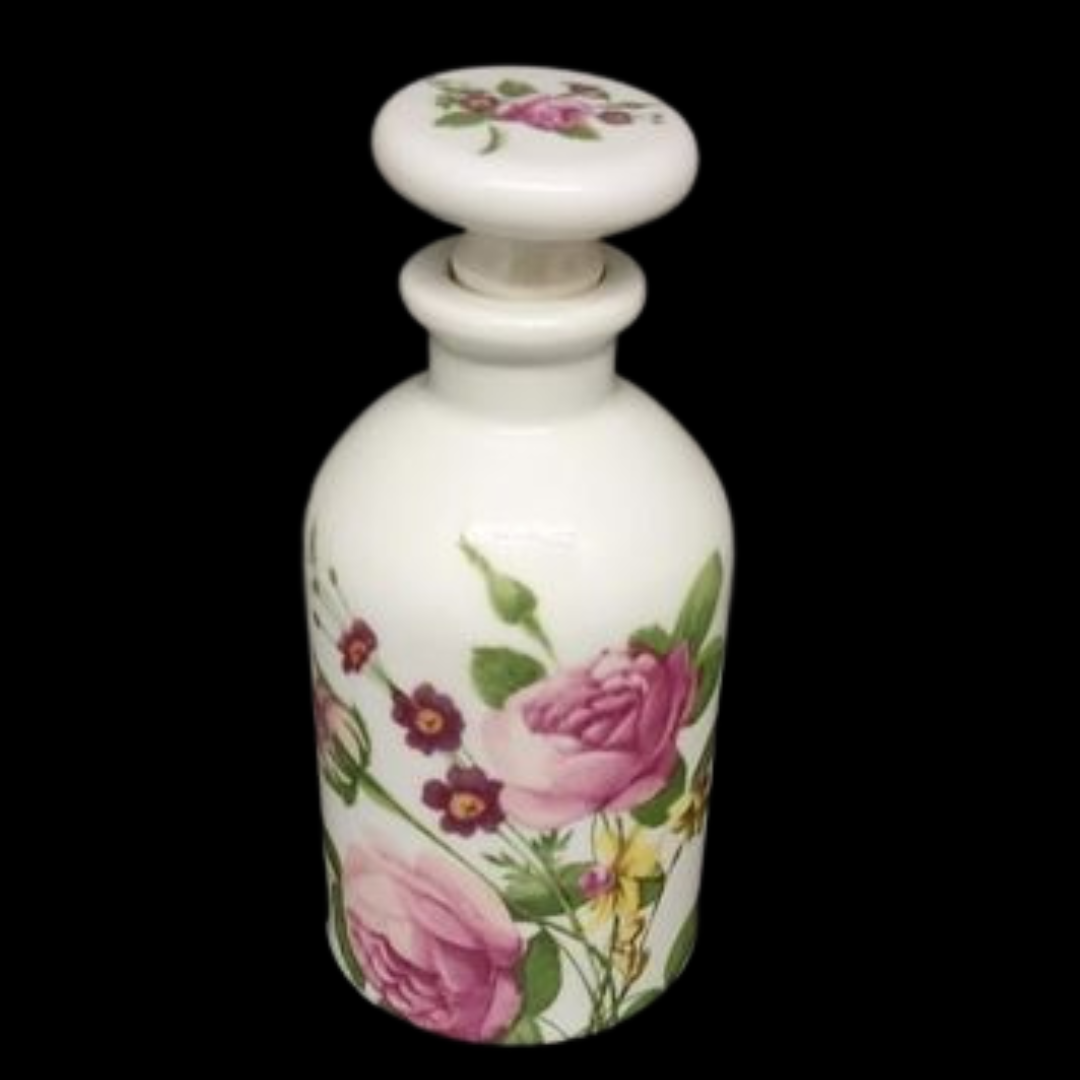 Porcelain de Paris, France: Fläschchen / Flacon mit Stöpsel - Rose Porzellanladen.online (7121011343497)