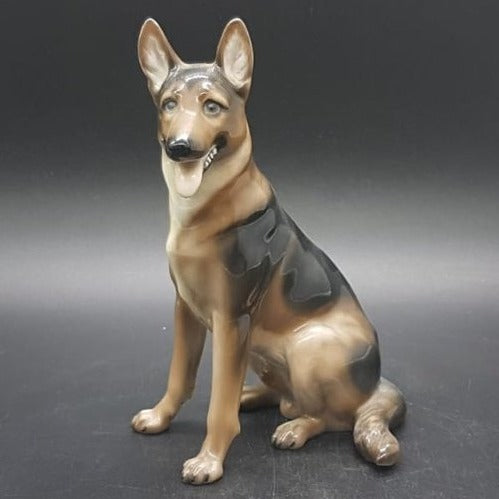 Rosenthal: deutscher Schäferhund / Hund / Figur aus Porzellan Rosenthal (7120974643337)