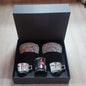 Rosenthal Flash James Rizzi: Cappuccino-Set (Kaffeetasse, Unterteller & Dose), 5 Teile - OVP Rosenthal (7121056301193)