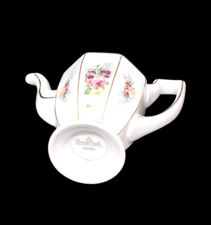 Rosenthal Classic Maria: Miniatur Kaffeekanne / Kännchen - Blumendekor mit Gold Rosenthal (7159264542857)