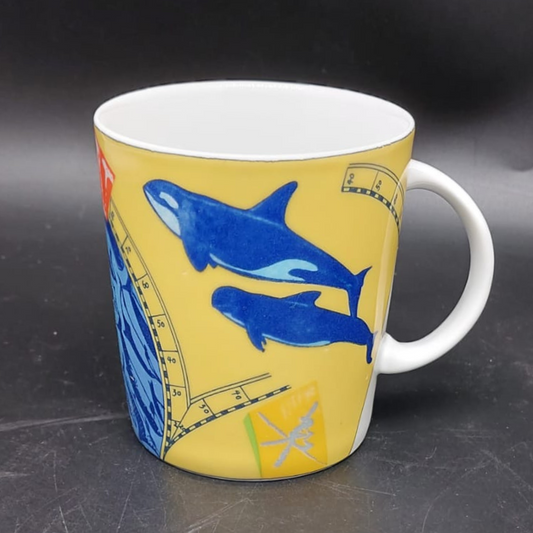 Rosenthal Fun & More: Kaffeebecher / Henkelbecher - No 20 Blue Planet Rosenthal (7120686383241)