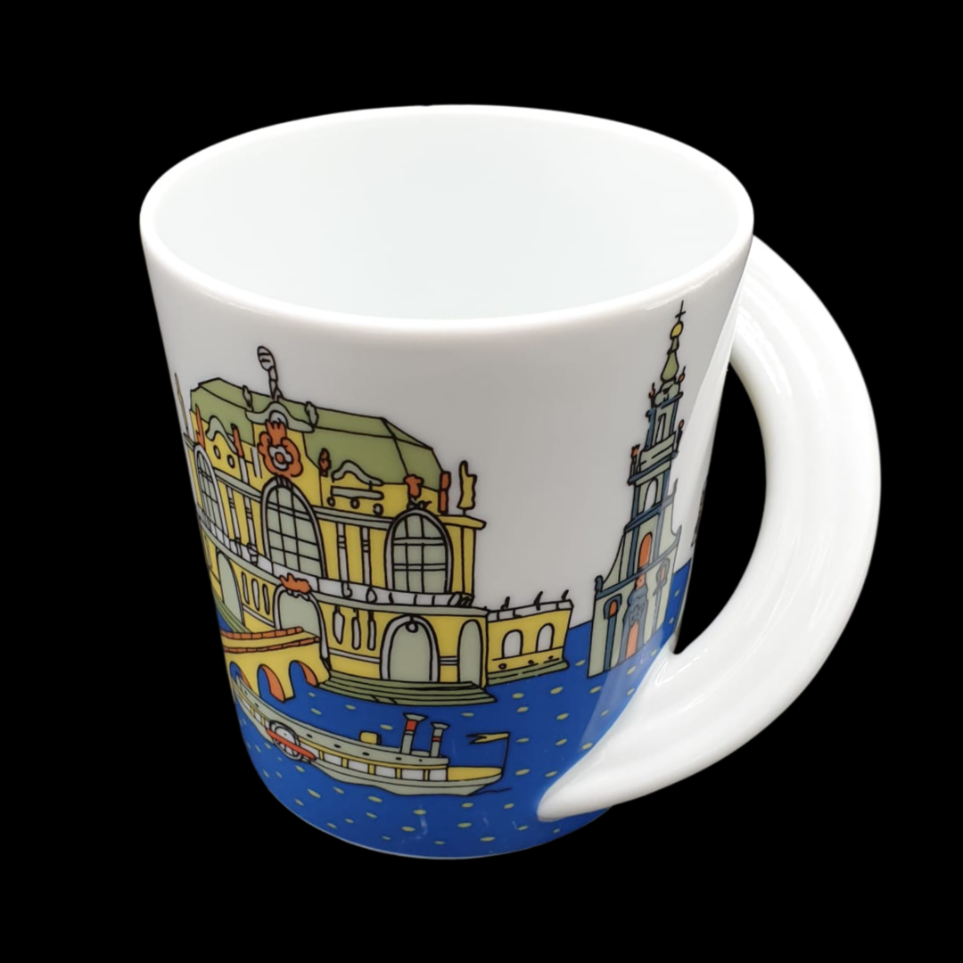 Rosenthal Studio Line City Cup Nr. 11 : Kaffeebecher / Henkelbecher "Dresden" - Beschr Rosenthal (7121099063433)
