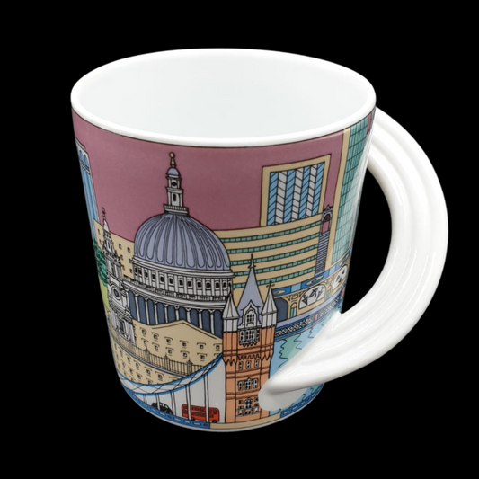 Rosenthal Studio Line City Cup Nr. 7 : Kaffeebecher / Henkelbecher "London" Rosenthal (7121098899593)