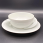 Rosenthal Studio Line Cupola Weiß: Suppentasse mit Unterteller Rosenthal (7121072881801)