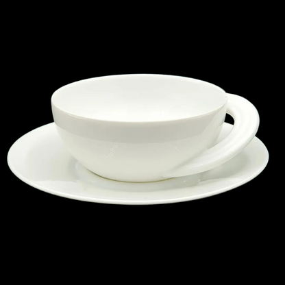 Rosenthal Studio Line Cupola Weiß: Teetasse / Tasse mit Unterteller Rosenthal (7120787013769)