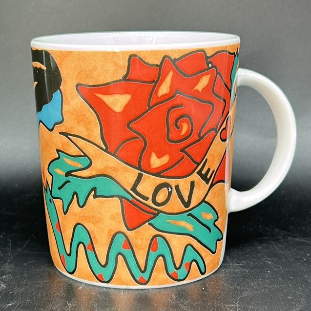 Rosenthal Fun & More: Kaffeebecher / Henkelbecher - No 7 Heartrose Tatoo (8377730826564)
