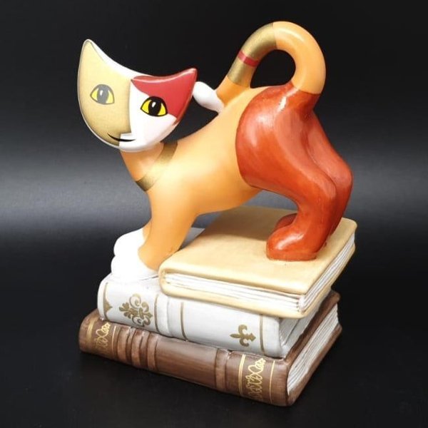 Goebel Rosina Wachtmeister: Katze "Libri preferti" - ca 11 cm Goebel (7121070325897)