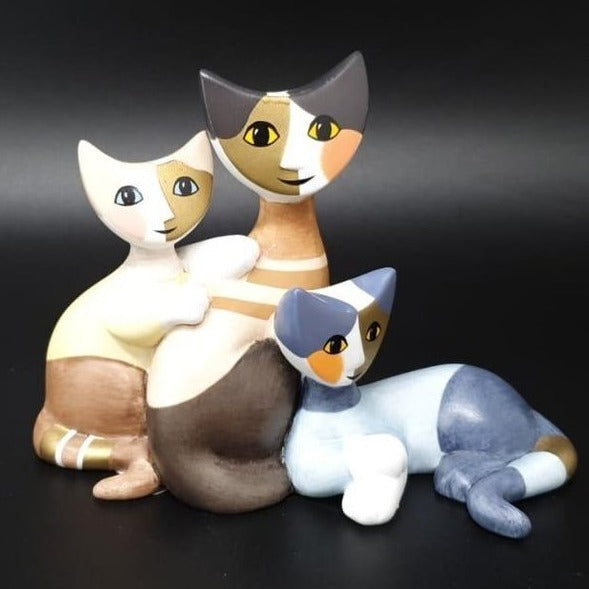 Goebel Rosina Wachtmeister: Katze "Orio Gillo e Loris" - ca 9 cm Goebel (7121069473929)