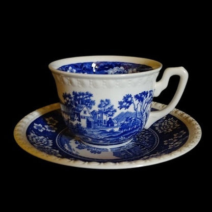 Villeroy & Boch Rusticana blau: Kaffeetasse / Tasse mit Unterteller Villeroy & Boch (7120731078793)