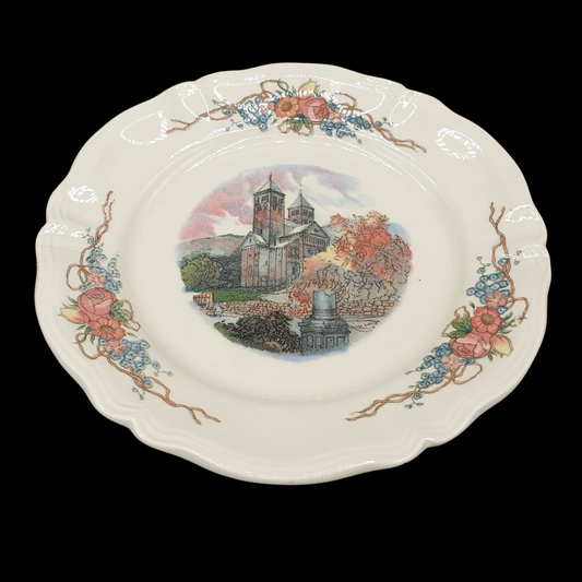 Sarreguemines Obernai France: Brotteller / Kleiner Teller - Schloss Sarreguemines (7121092313225)