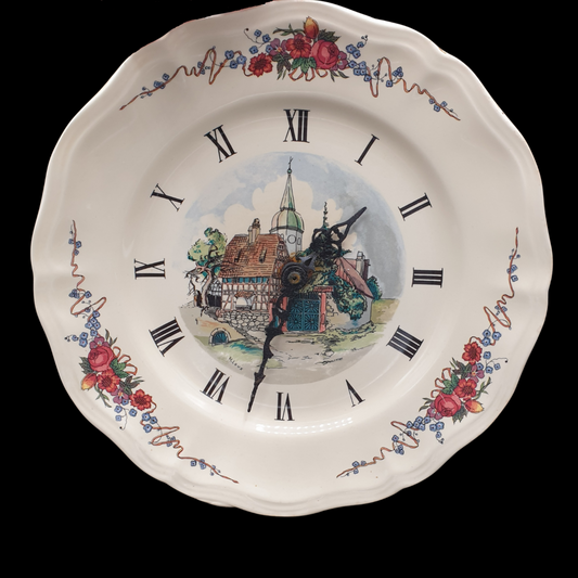 Sarreguemines Obernai France: Wanduhr / Uhr Obernai (7120714006665)