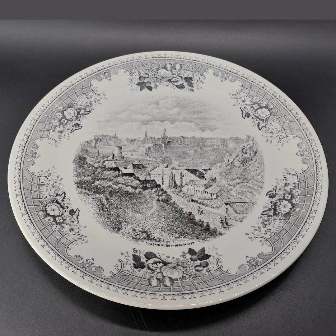 Villeroy & Boch Septfontaines "Le grand Duché de Luxembourg": Wandteller Villeroy & Boch (7121118134409)