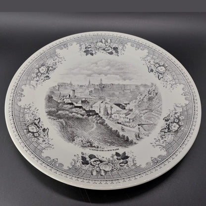 Villeroy & Boch Septfontaines "Le grand Duché de Luxembourg": Wandteller Villeroy & Boch (7121118134409)