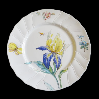 Villeroy & Boch Bouquet: Speiseteller / flacher Teller 24 cm - Motiv 2 - gebraucht Villeroy & Boch (7120804249737)