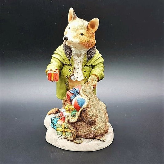 Villeroy & Boch Foxwood Tales Figur Winter at Foxwood: Squire Fox A Little Surprise Villeroy & Boch (7120965468297)