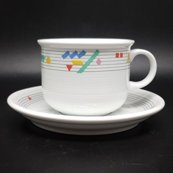 Thomas Rosenthal Group Trend Sunny: Kaffeetasse / Tasse mit Unterteller Thomas Porzellan (7121033494665)