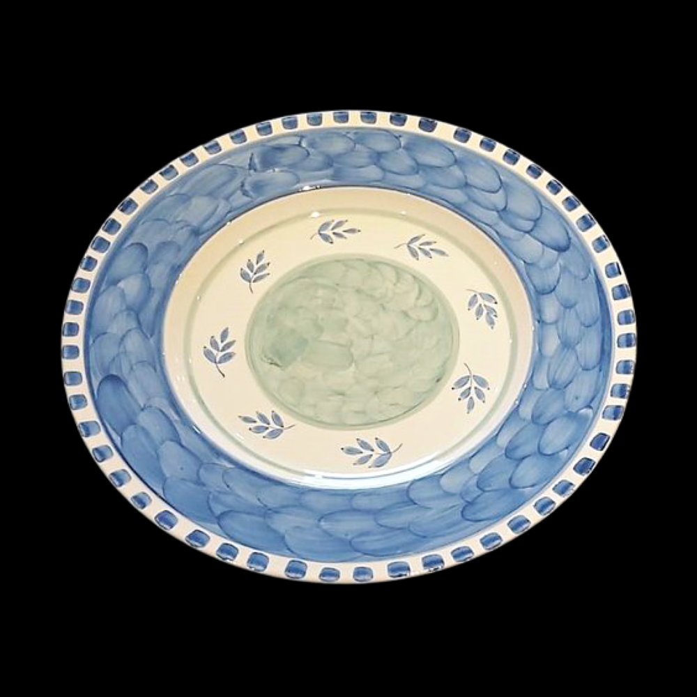 Villeroy & Boch Switch 3 Portugal: Obstschale / Schale 43 cm, Blue Leaves Villeroy & Boch (7120825942153)