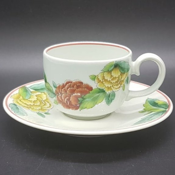 Villeroy & Boch T´chou: Mokkatasse / Tasse mit Unterteller Villeroy & Boch (7120976150665)